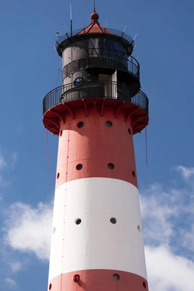 Fyren Westerheversand i Westerhever, Tyskland — Stockfoto