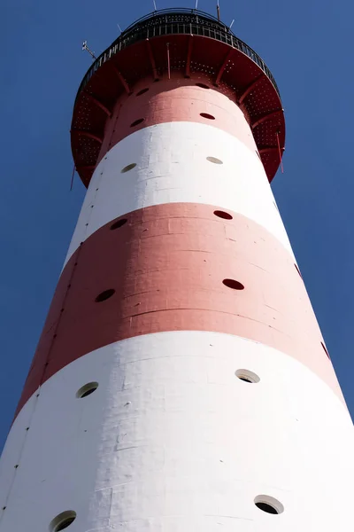 Deniz Feneri Westerheversand Westerhever Almanya — Stok fotoğraf