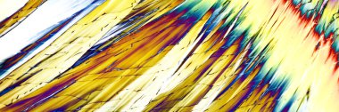 mikro kristal polarize ışığın içinde