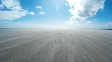 Kuzey Denizi Beach, St. Peter-Ording üzerinde
