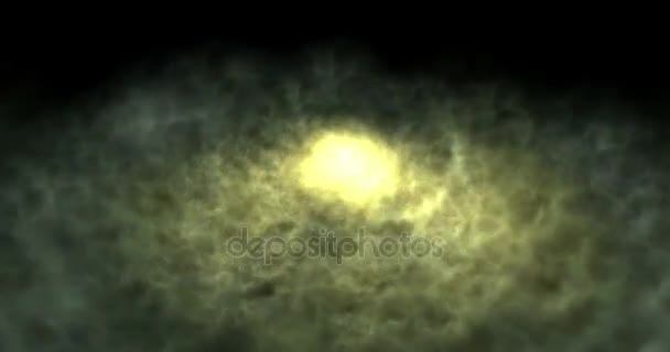 Animation numérique des particules de feu — Video