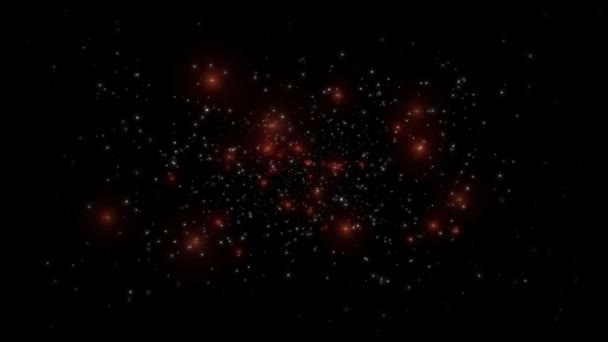 Animazione digitale di un ciclo di volo stellare — Video Stock