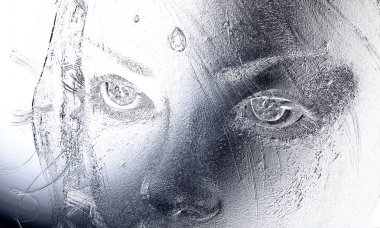 Dijital 3d illüstrasyon kadın bir rahatlama