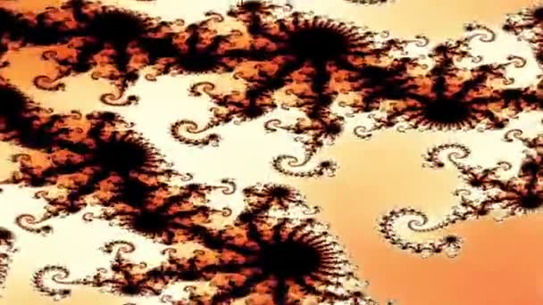 Animación digital de un zoom fractal — Vídeo de stock