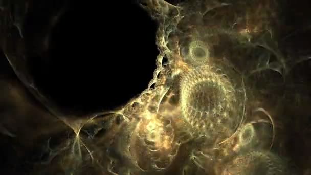 Digital Animation av en looping Fractal form — Stockvideo