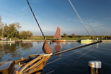 Almanya 'da Fischland' da Althagen Limanı