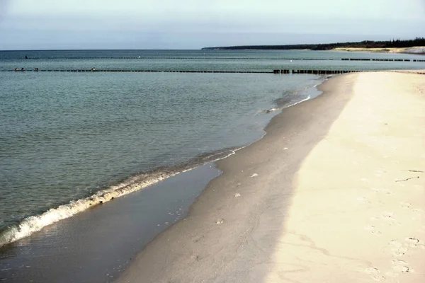 Oostzeekust Bij Ahrenshoop Duitsland — Stockfoto