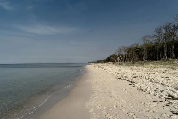 Берег Балтійського Моря Поблизу Ареншопа Німеччина — стокове фото