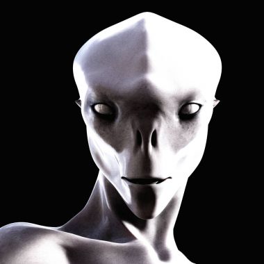 Korkunç bir yaratık dijital 3d çizimi