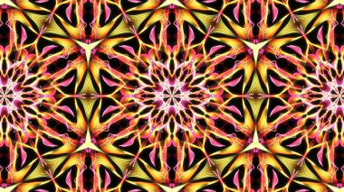 Sürekli değişen Mandala dijital illüstrasyon