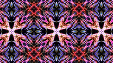 Sürekli değişen Mandala dijital illüstrasyon