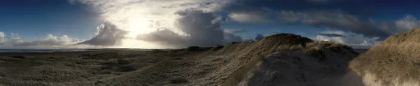 Panoramiczny Widok Wyspę Amrum Niemczech — Zdjęcie stockowe