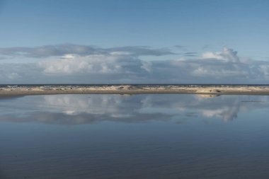 Almanya Kuzey Frisian Adası Amrum üzerinde