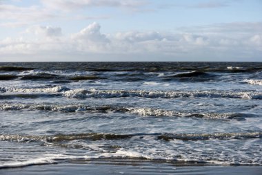Almanya Kuzey Frisian Adası Amrum üzerinde