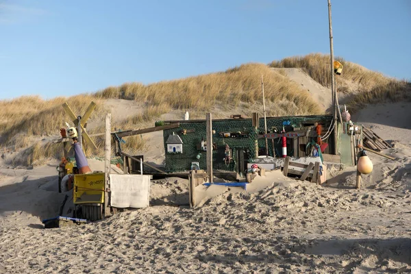 Amrum, Almanya - 02 Ocak 2018: Kniepsand Beach, inci üzerinde — Stok fotoğraf