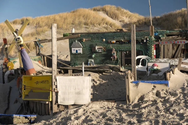 Amrum, Niemcy - 02 stycznia 2018 r.: na Kniepsand plaży th — Zdjęcie stockowe