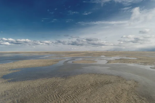 Praia Peter Ording Alemanha — Fotografia de Stock