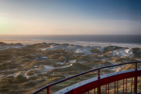 Dunas na Ilha da Frísia do Norte Amrum na Alemanha — Fotografia de Stock