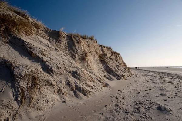 Dunas en la isla de Frisia del Norte Amrum en Alemania — Foto de Stock