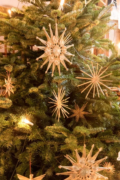 Detail van een kerstboom — Stockfoto