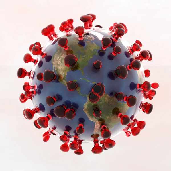 Artistic Illustration Coronaviru — Stock Photo, Image