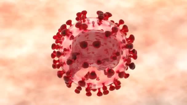 Animación Artística Del Coronavirus — Vídeo de stock