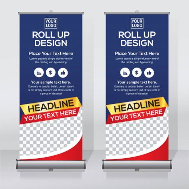 Afiş tasarım şablonu, dikey, arka plan, rulo Çek tasarım, modern x-banner, dikdörtgen boyutu.. 