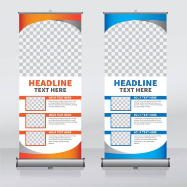 Afiş tasarım şablonu, dikey, arka plan, rulo Çek tasarım, modern x-banner, dikdörtgen boyutu.. 
