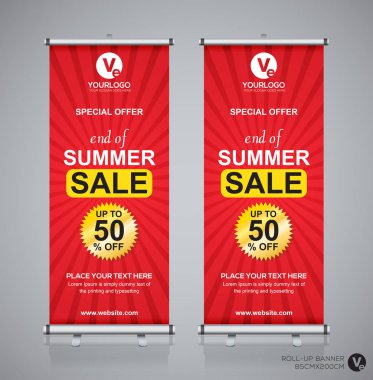 Afiş tasarım şablonu, dikey, arka plan, rulo Çek tasarım, modern x-banner, dikdörtgen boyutu.. 