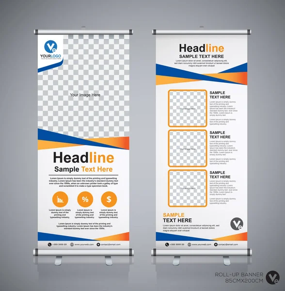 Afiş tasarım şablonu, dikey, arka plan, rulo Çek tasarım, modern x-banner, dikdörtgen boyutu.. 