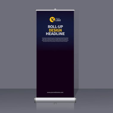 Afiş tasarım şablonu, dikey, arka plan, rulo Çek tasarım, modern x-banner, dikdörtgen boyutu.. 