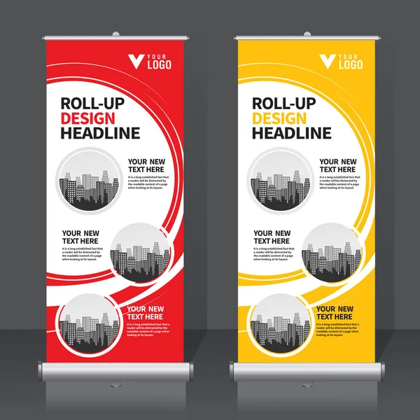 Afiş tasarım şablonu, dikey, arka plan, rulo Çek tasarım, modern x-banner, dikdörtgen boyutu.. 