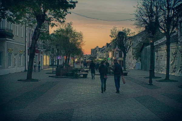 Sovetskaya Rua Brest Por Sol — Fotografia de Stock