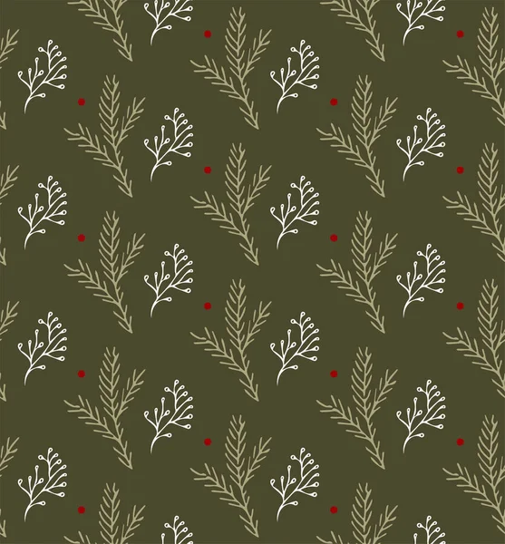 Seamless çizilmiş Noel ve yılbaşı modeli. Vektör soyut tasarım ve Dekorasyon Tekstil, kapakları, paket, ambalaj kağıdı için çizilmiş arka plan ver. Karalamalar illüstrasyon