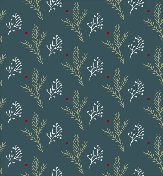 Seamless çizilmiş Noel ve yılbaşı modeli. Vektör soyut tasarım ve Dekorasyon Tekstil, kapakları, paket, ambalaj kağıdı için çizilmiş arka plan ver. Karalamalar illüstrasyon