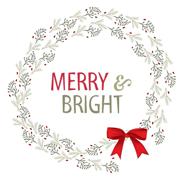 Noel kartı tasarım. Mutlu Noeller. Çizilmiş vektör çizim el.