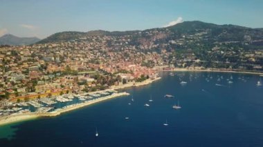Fransa, Saint Jean Cap Ferrat, İHA 'dan hava görüntüsü