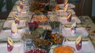 güzel festival tablo, yakın çekim ayarla