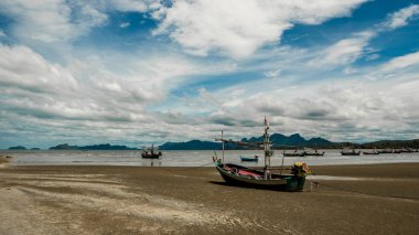 Pak Nam Pram, Tayland 'da balıkçı tekneleri
