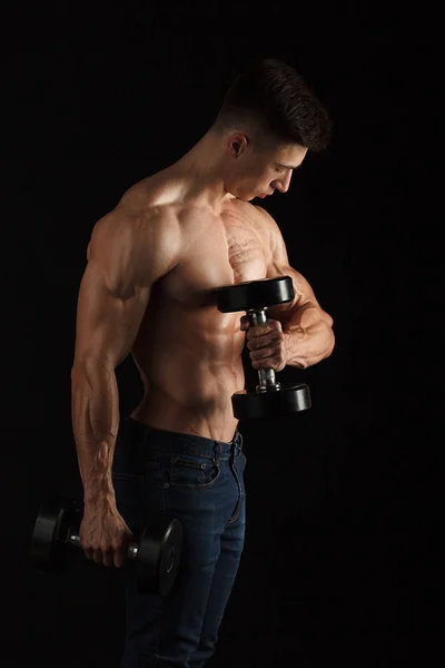 Retrato de joven deportista — Foto de Stock