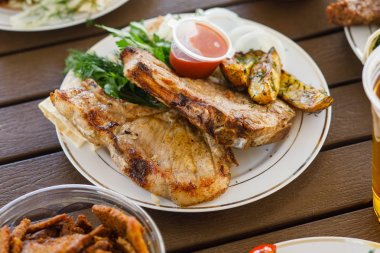 Biftek yemek için taze lezzetli hazır