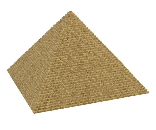 Realistisk 3d render av pyramid — Stockfoto