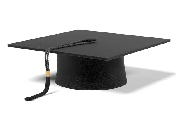 Realistic 3d render of graduation cap — Stock Photo, Image