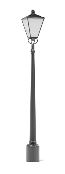 Realistic 3d render of street lamp — Stock Photo, Image