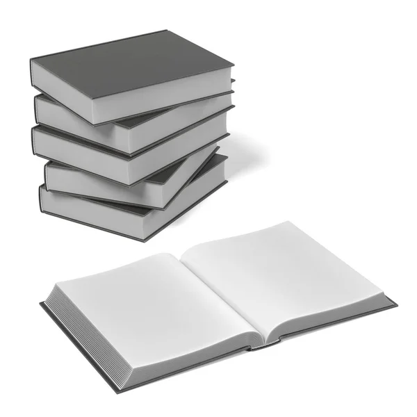 Rendering realistico 3d del libro — Foto Stock