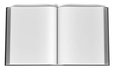 realistic 3d render of book clipart