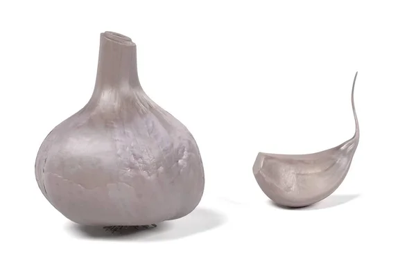 Realistic 3d render of garlic — Stock Photo, Image