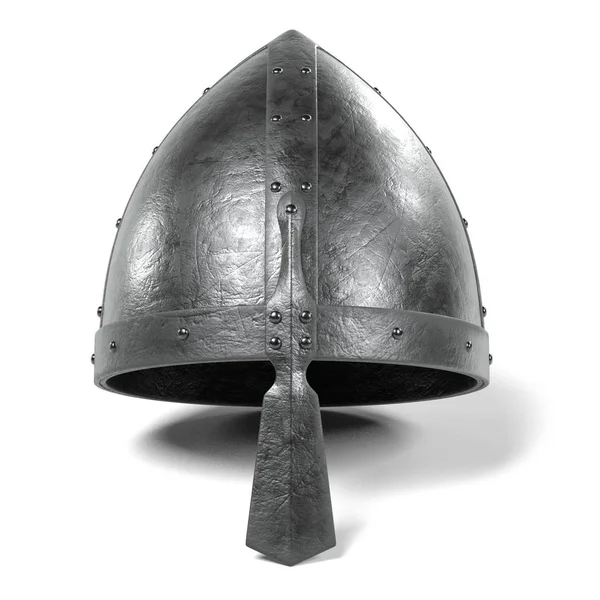 Representación 3D realista de casco medieval — Foto de Stock