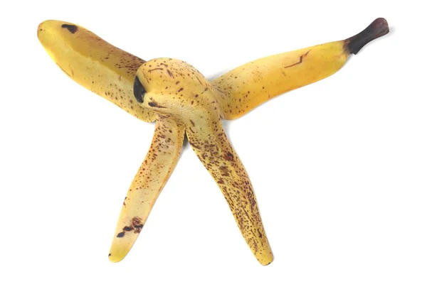 Realistic 3d render of banana peel — Stock Photo, Image