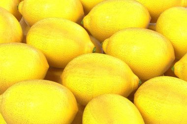 limon gerçekçi 3d render